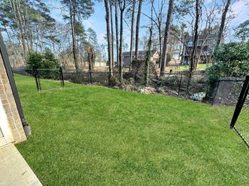 Personal, fenced-in yard*